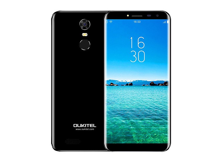  OUKITEL Smartphone C8, 5.5" HD, 2GB/16GB, Quad Core, 3000mAh, Black