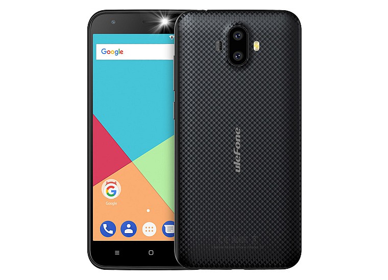 ULEFONE Smartphone S7, 5" HD, 1GB/8GB, Quad Core, Dual Cameras, Black